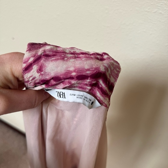 Zara Tie-Dye Halter mini Dress with beaded neckline - Picture 9 of 9